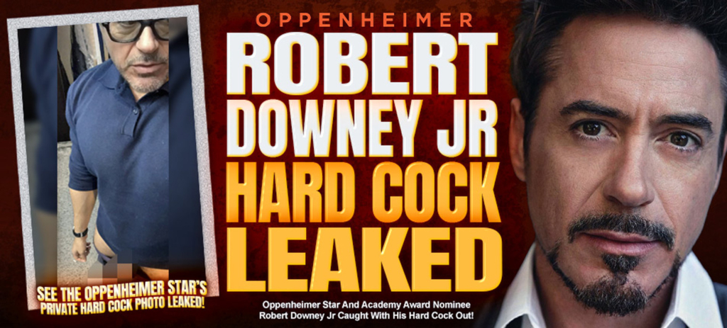 robert downey jr hard cock